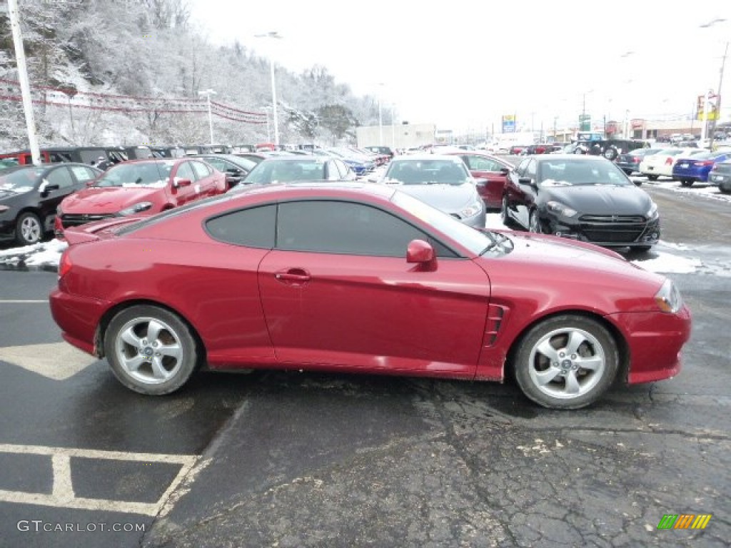 2006 Tiburon GS - Electric Red / Black photo #6
