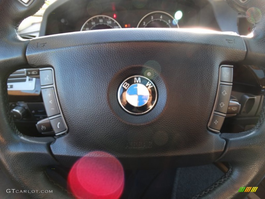 2008 7 Series 750Li Sedan - Monaco Blue Metallic / Black photo #9