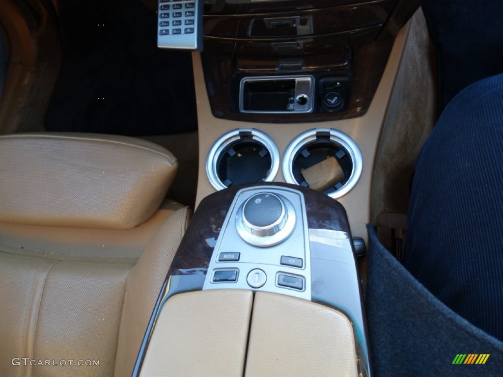 2008 7 Series 750Li Sedan - Monaco Blue Metallic / Black photo #23