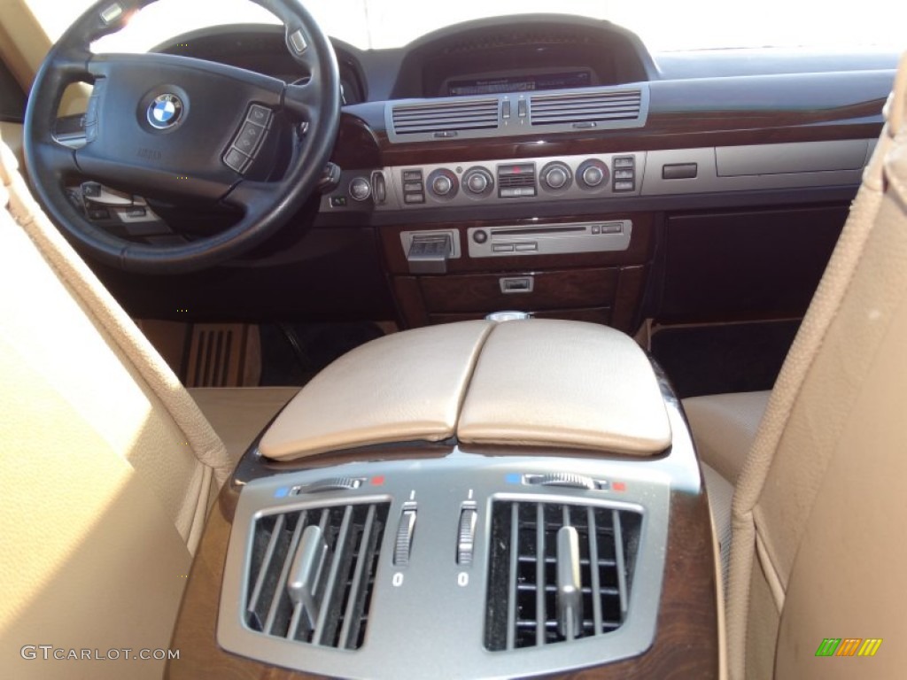 2008 7 Series 750Li Sedan - Monaco Blue Metallic / Black photo #31