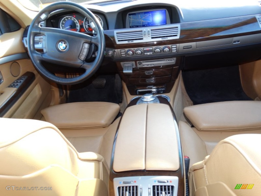 2008 7 Series 750Li Sedan - Monaco Blue Metallic / Black photo #32
