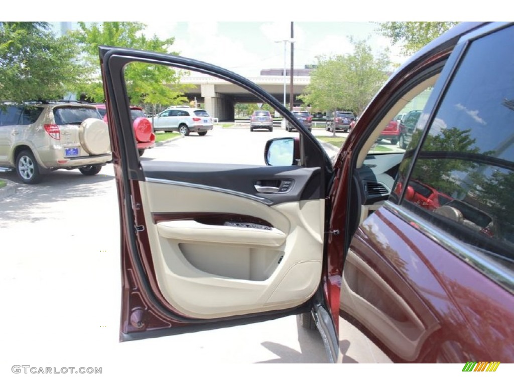 2015 MDX Technology - Dark Cherry Pearl / Parchment photo #10