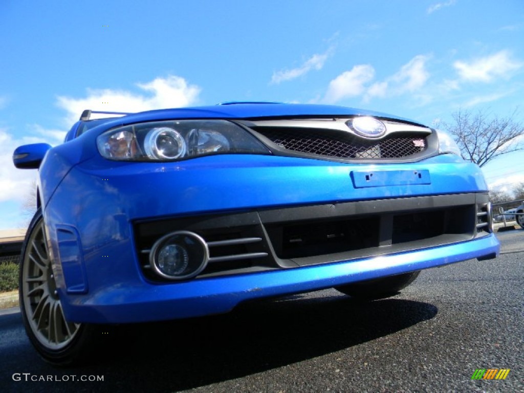 2009 Impreza WRX STi - WR Blue Mica / Graphite Gray Alcantara/Carbon Black Leather photo #1