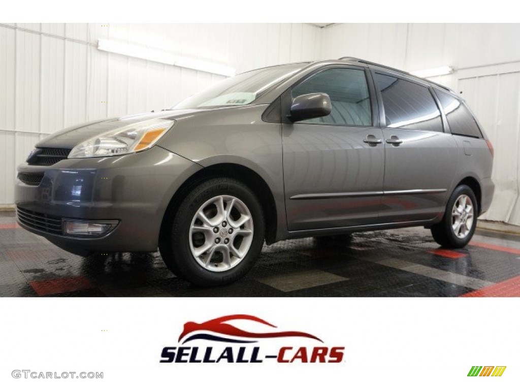 2005 Sienna XLE - Silver Shadow Pearl / Taupe photo #1