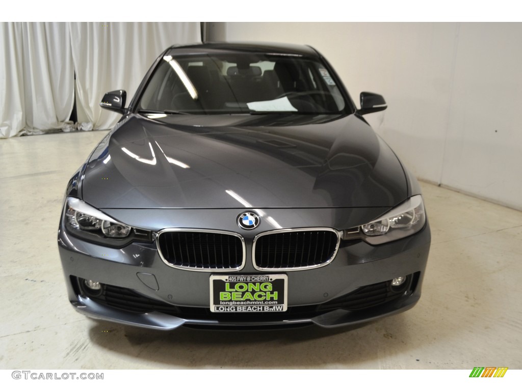 2014 3 Series 328d Sedan - Mineral Grey Metallic / Black photo #4