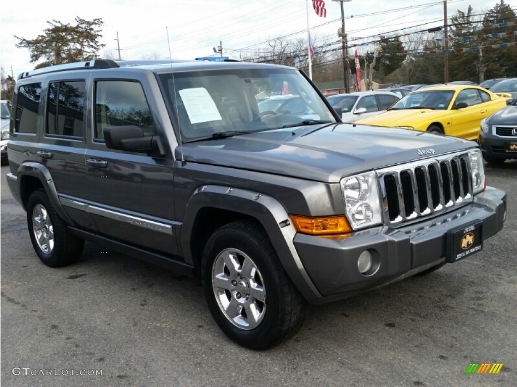 2007 Commander Limited 4x4 - Mineral Gray Metallic / Dark Slate Gray/Light Graystone photo #5