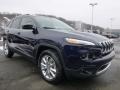 2015 True Blue Pearl Jeep Cherokee Limited 4x4  photo #7