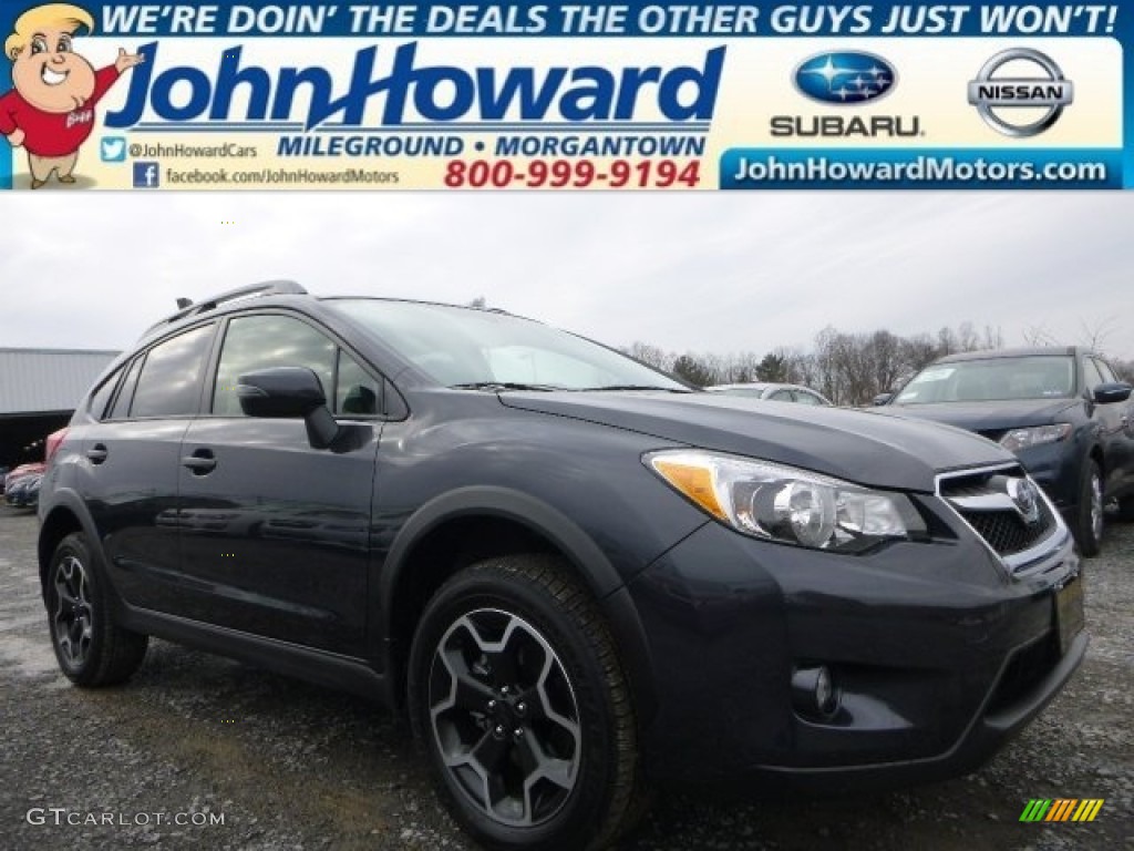 2015 XV Crosstrek 2.0i Limited - Dark Gray Metallic / Black photo #1