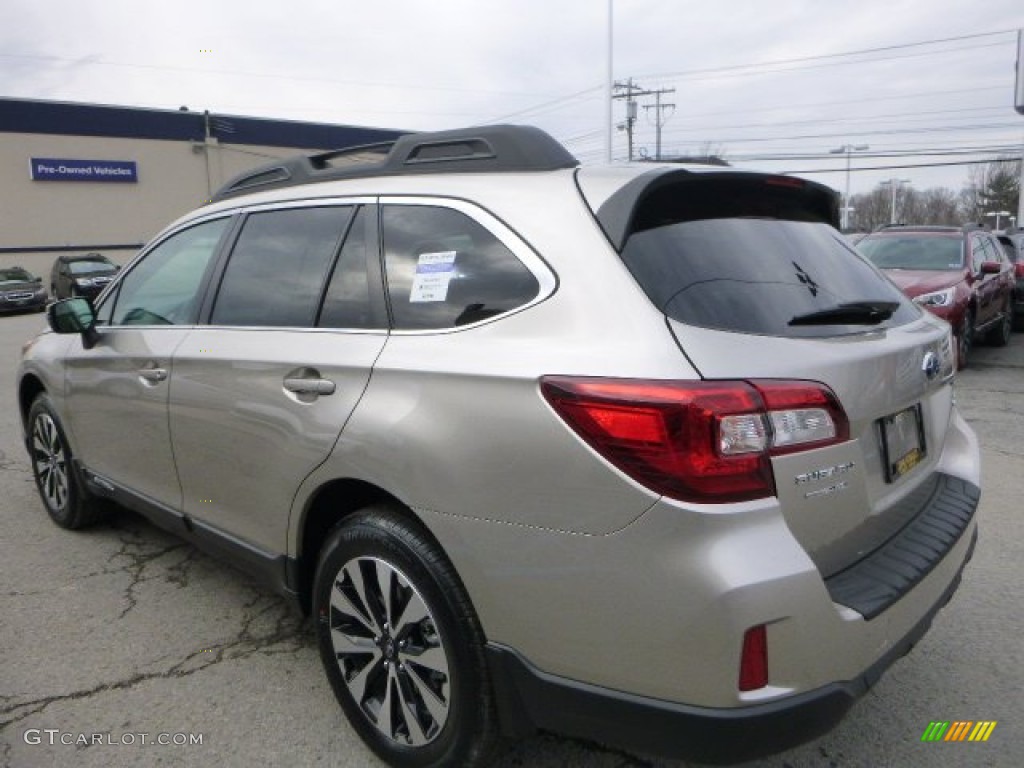 2015 Outback 2.5i Limited - Tungsten Metallic / Warm Ivory photo #5