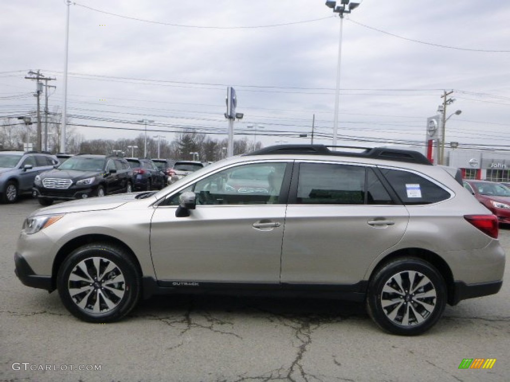 2015 Outback 2.5i Limited - Tungsten Metallic / Warm Ivory photo #6