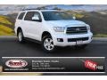 Super White 2015 Toyota Sequoia SR5 4x4