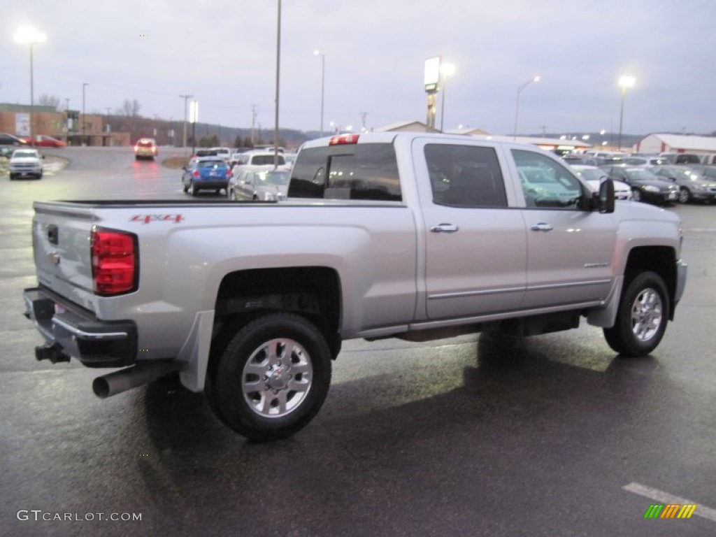 Silver Ice Metallic 2015 Chevrolet Silverado 2500HD LTZ Crew Cab 4x4 Exterior Photo #101015239
