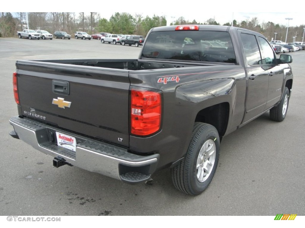 2015 Silverado 1500 LT Crew Cab 4x4 - Tungsten Metallic / Jet Black photo #5