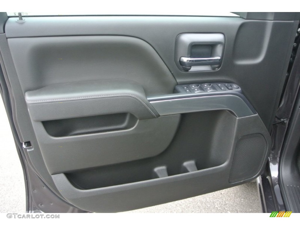 2015 Silverado 1500 LT Crew Cab 4x4 - Tungsten Metallic / Jet Black photo #9