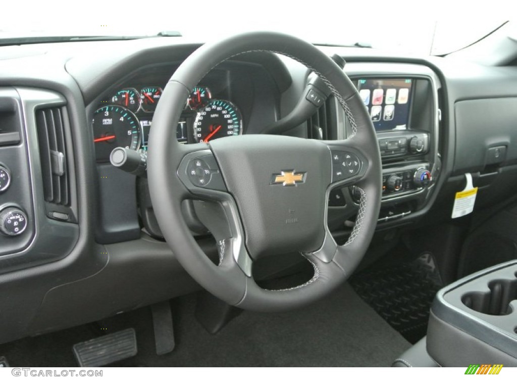 2015 Silverado 1500 LT Crew Cab 4x4 - Tungsten Metallic / Jet Black photo #21
