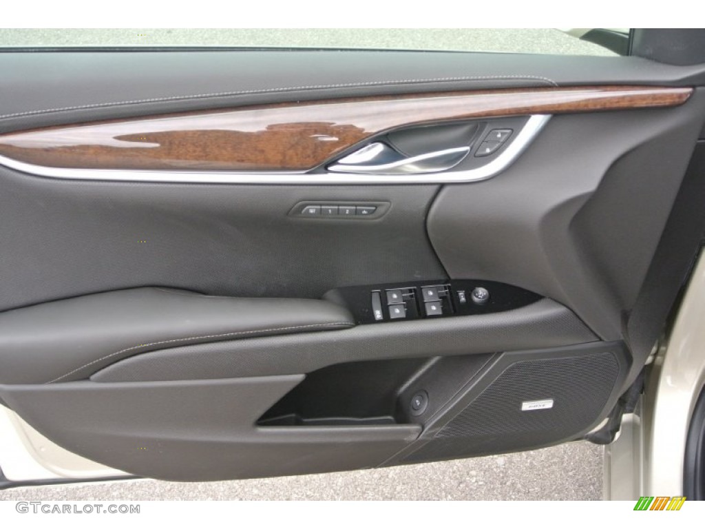 2015 Cadillac XTS Luxury Sedan Jet Black Door Panel Photo #101016016