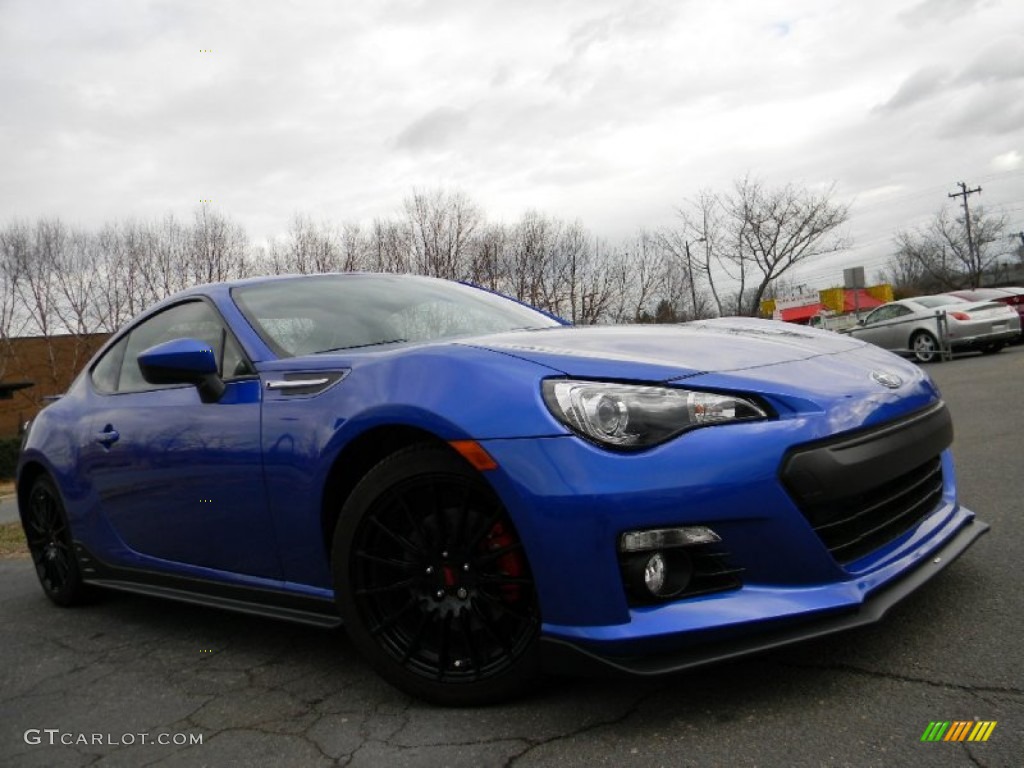 2015 BRZ Series.Blue Special Edition - WR Blue Pearl / Black photo #2