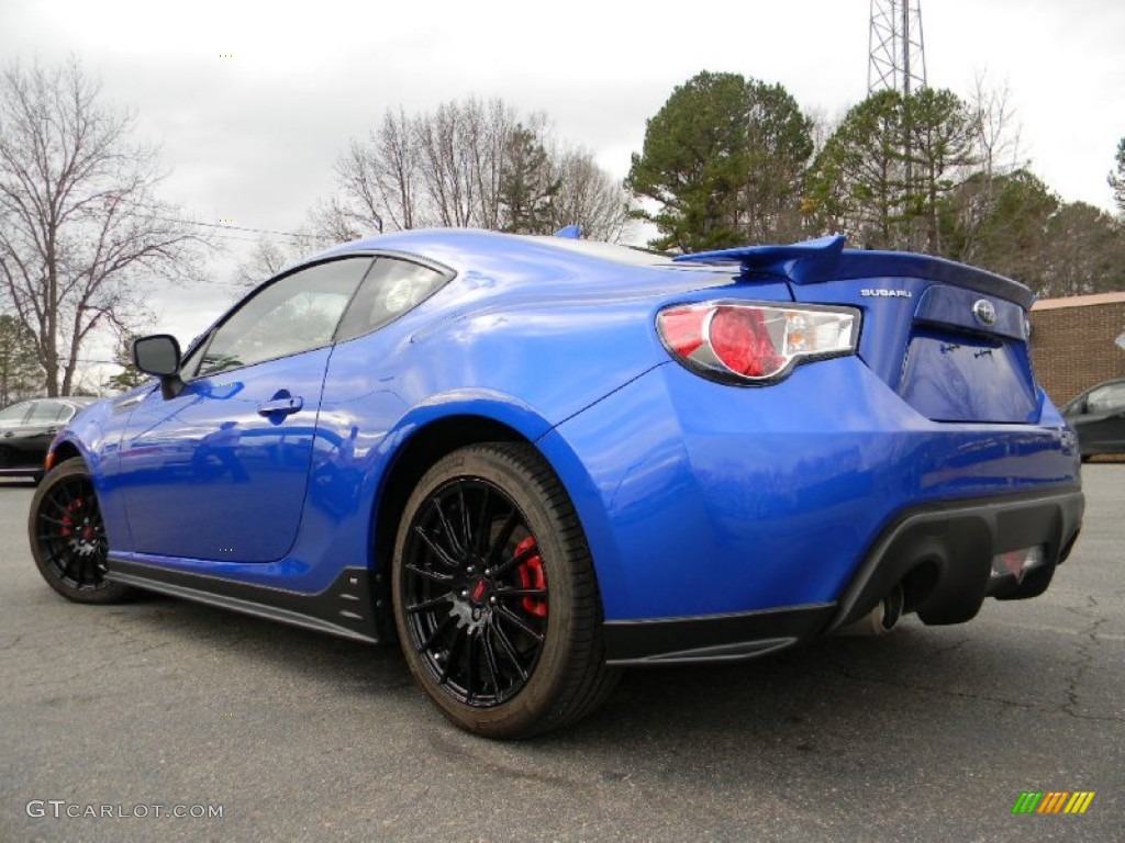 2015 BRZ Series.Blue Special Edition - WR Blue Pearl / Black photo #8