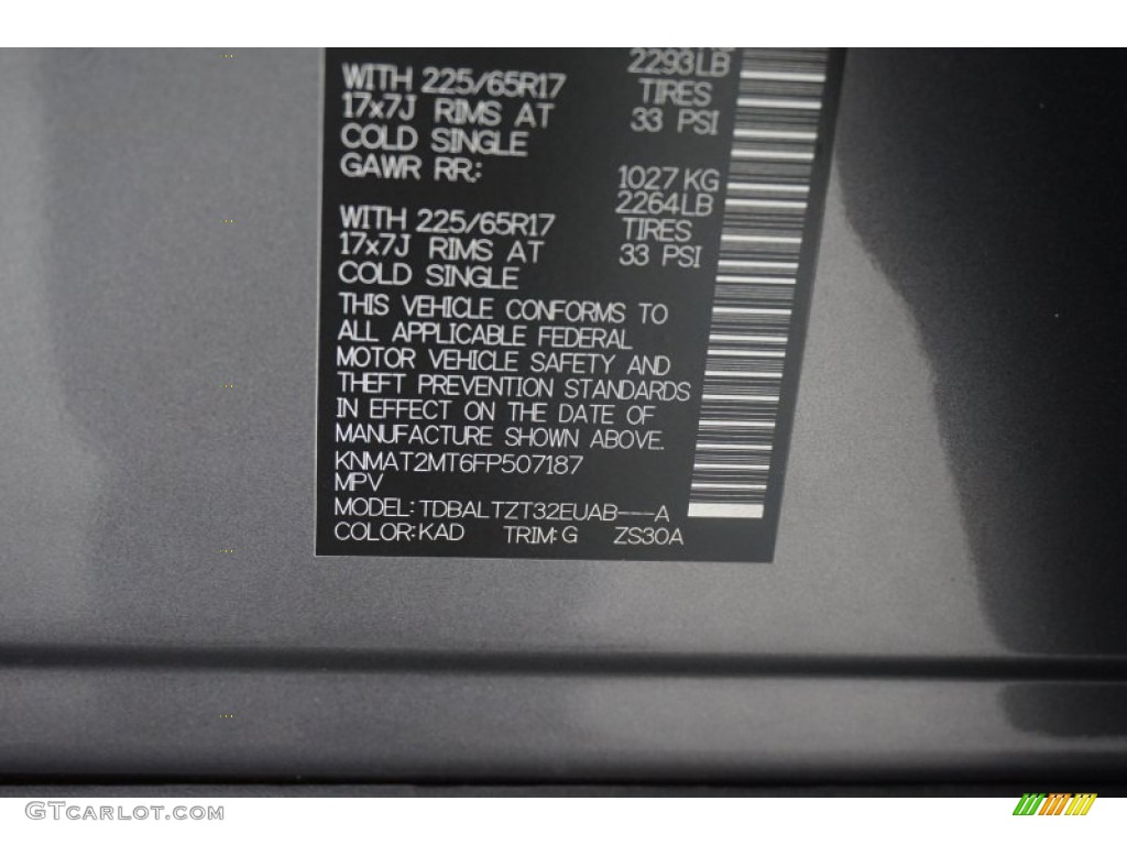 2015 Rogue SV - Gun Metallic / Charcoal photo #17