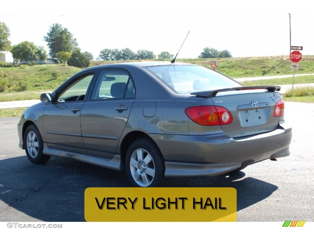 2003 Corolla LE - Charcoal Gray Metallic / Light Gray photo #6