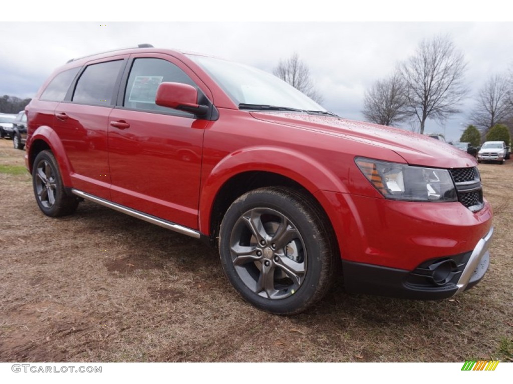 Redline 2 Coat Pearl 2015 Dodge Journey Crossroad Exterior Photo #101020837