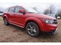 Redline 2 Coat Pearl 2015 Dodge Journey Crossroad Exterior