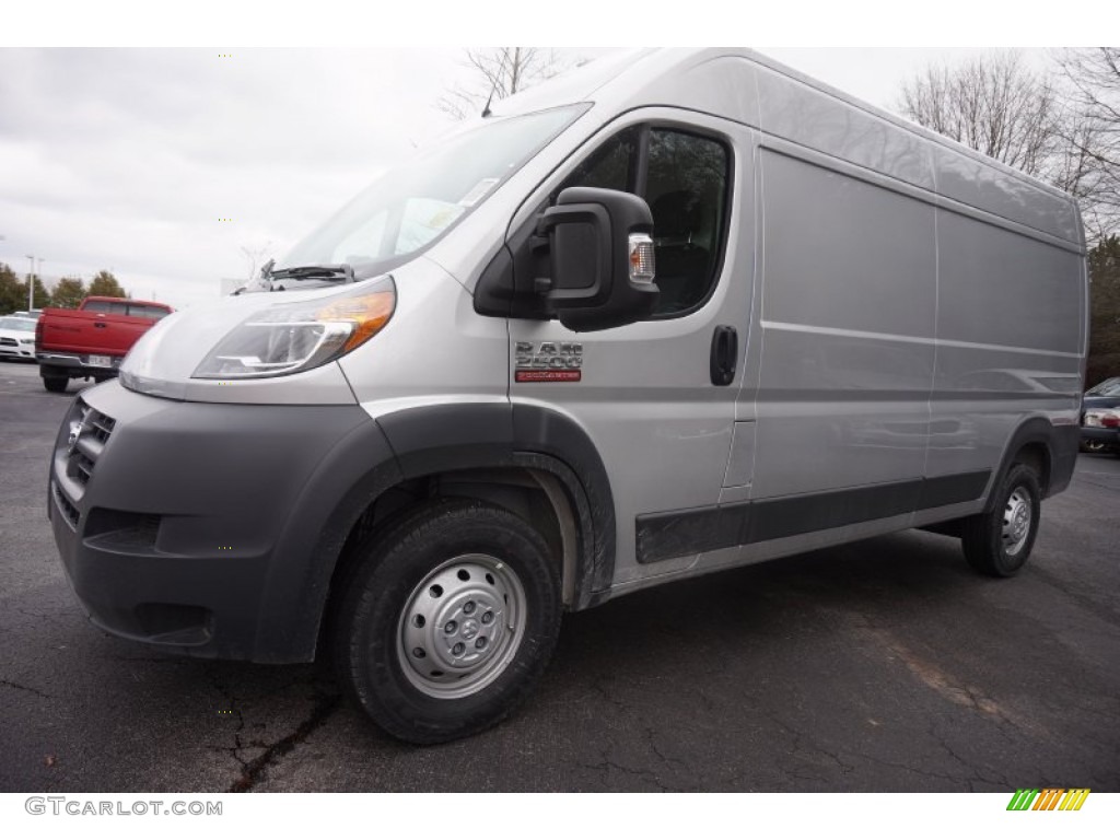 Bright Silver Metallic 2015 Ram ProMaster 2500 High Roof Cargo Van Exterior Photo #101021140