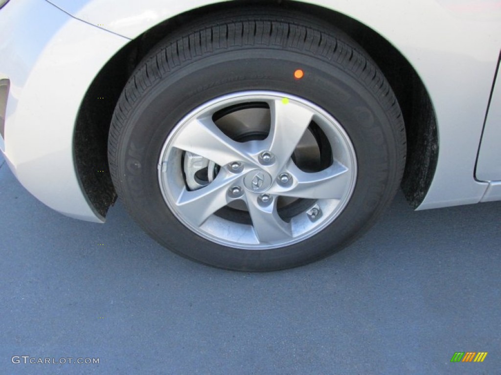 2015 Elantra SE Sedan - Shimmering Air Silver / Gray photo #11