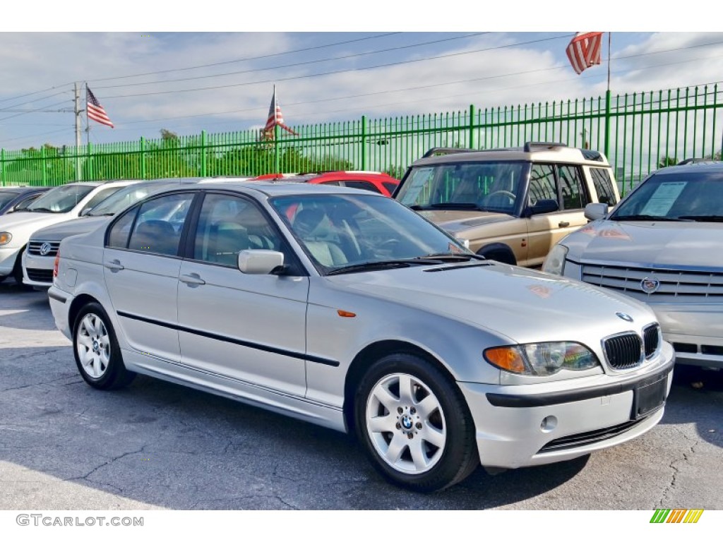 Titanium Silver Metallic 2004 BMW 3 Series 325i Sedan Exterior Photo #101023495