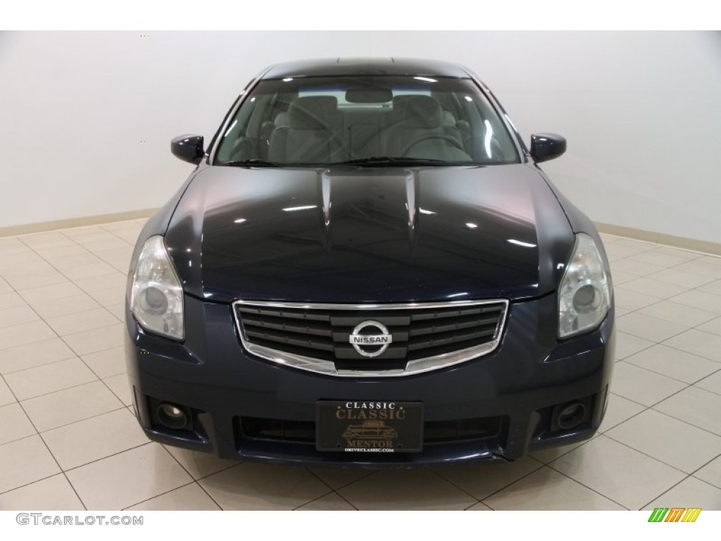 2008 Maxima 3.5 SE - Majestic Blue Metallic / Frost photo #2