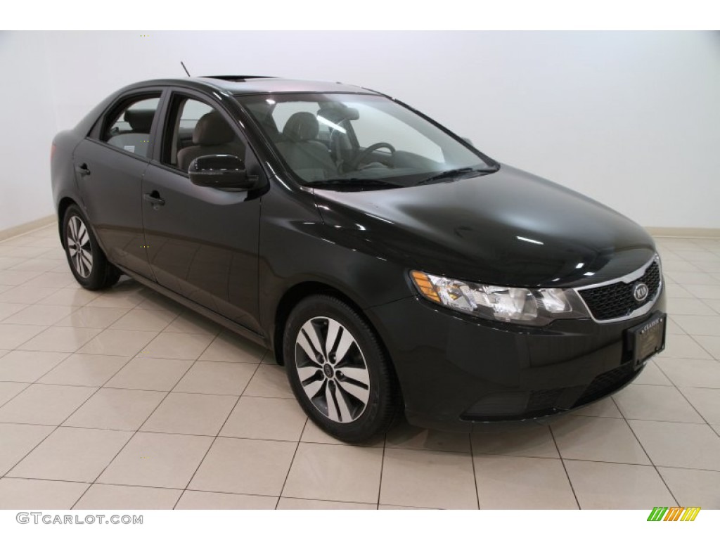 2013 Forte EX - Aurora Black Pearl / Stone photo #1