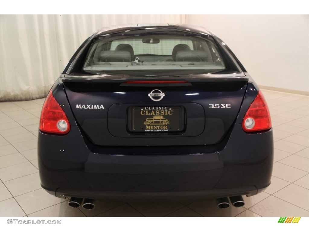 2008 Maxima 3.5 SE - Majestic Blue Metallic / Frost photo #18