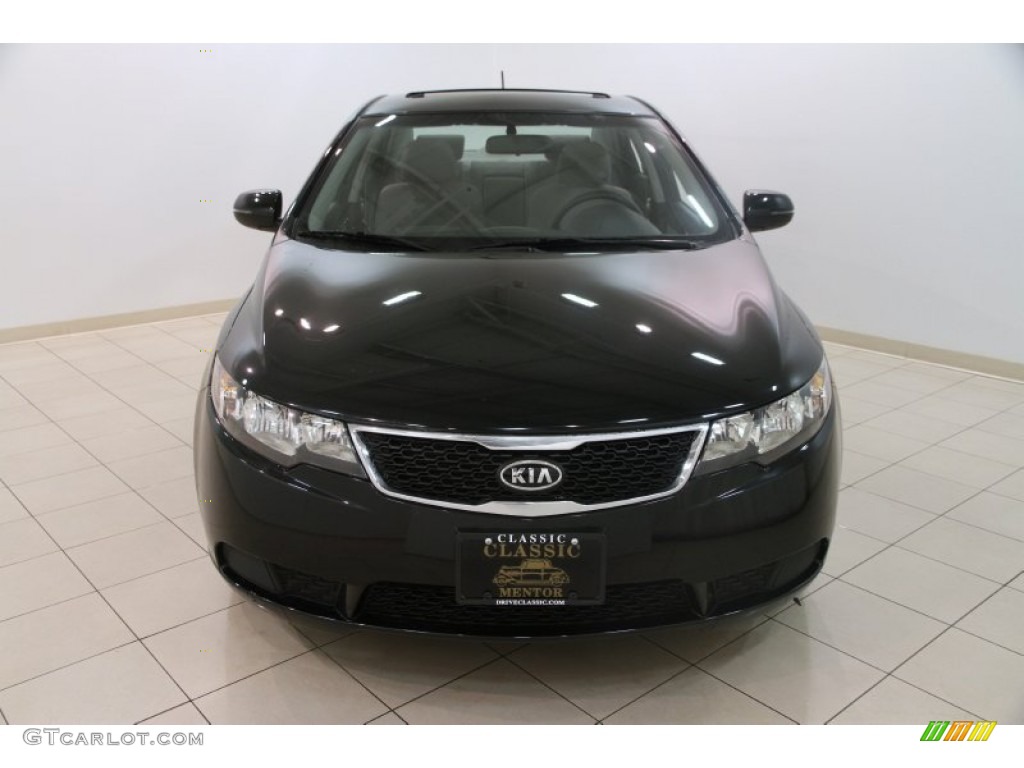 2013 Forte EX - Aurora Black Pearl / Stone photo #2