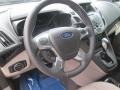 Medium Stone Cloth 2015 Ford Transit Connect XLT Wagon Steering Wheel