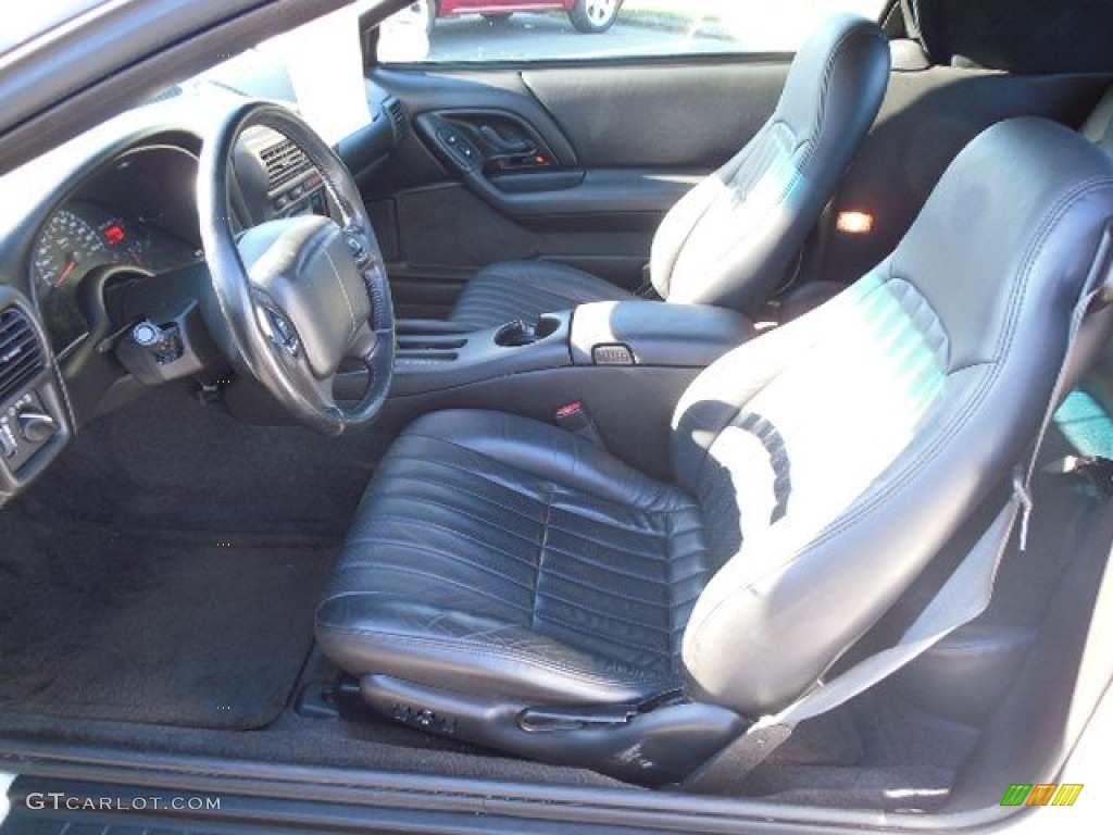 Ebony Interior 2000 Chevrolet Camaro Convertible Photo #101024821