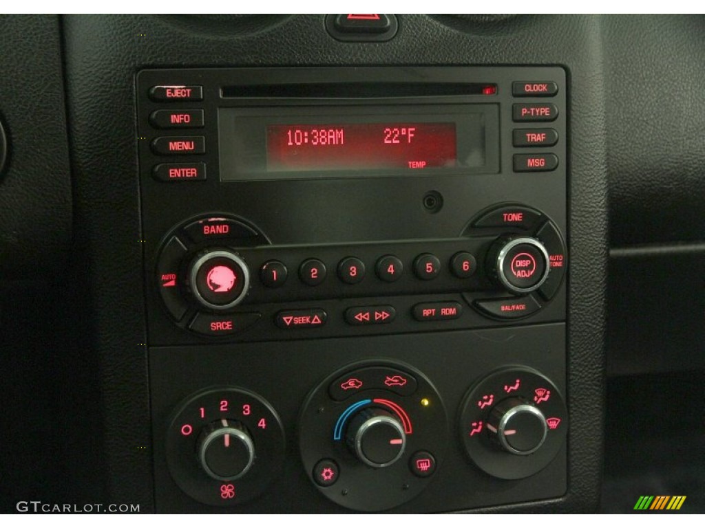 2008 Pontiac G6 Sedan Controls Photos