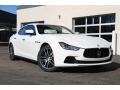 Bianco (White) 2015 Maserati Ghibli Standard Ghibli Model Exterior