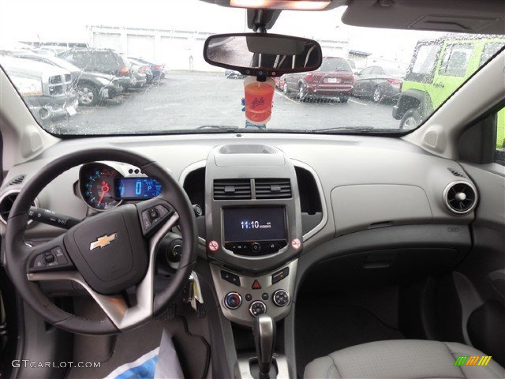 2015 Chevrolet Sonic LTZ Sedan Dark Pewter/Dark Titanium Dashboard Photo #101025943
