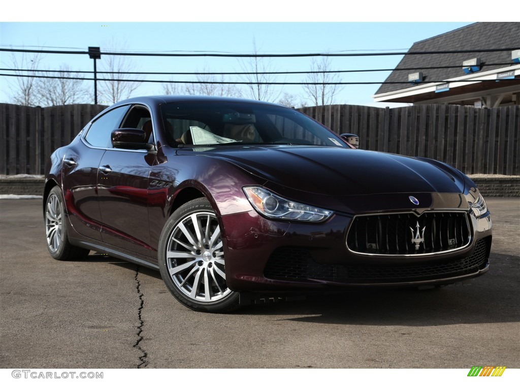 Rosso Folgore (Dark Red) 2015 Maserati Ghibli S Q4 Exterior Photo #101025967