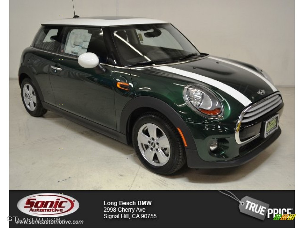 2015 Cooper Hardtop 2 Door - British Racing Green II Metallic / Carbon Black photo #1