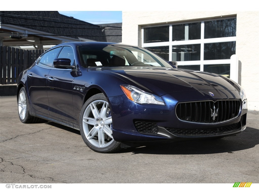 Blu Passione (Passion Blue) 2015 Maserati Quattroporte S Q4 AWD Exterior Photo #101027080