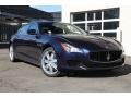 Blu Passione (Passion Blue) 2015 Maserati Quattroporte S Q4 AWD Exterior