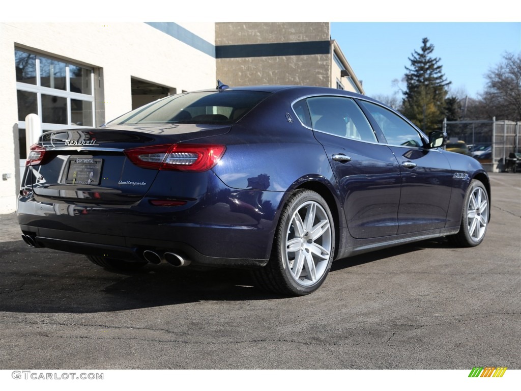 2015 Quattroporte S Q4 AWD - Blu Passione (Passion Blue) / Cuoio photo #3