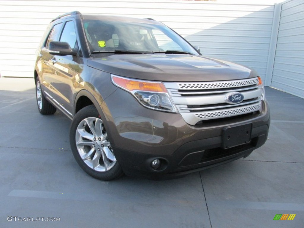 2015 Explorer XLT - Caribou / Charcoal Black photo #1