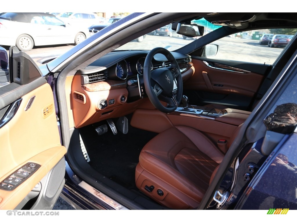 2015 Quattroporte S Q4 AWD - Blu Passione (Passion Blue) / Cuoio photo #6