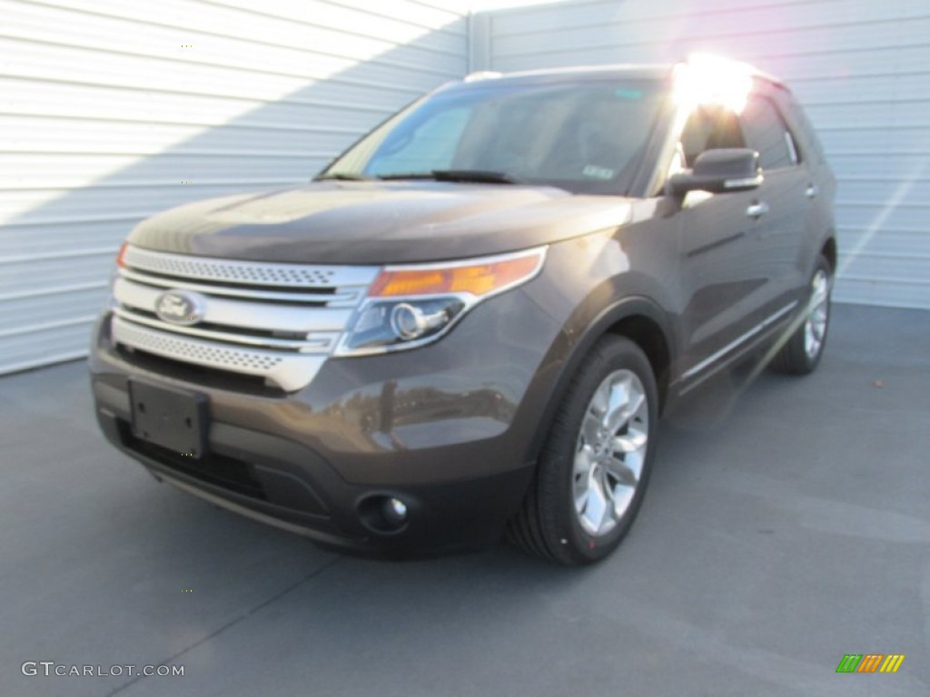 2015 Explorer XLT - Caribou / Charcoal Black photo #7