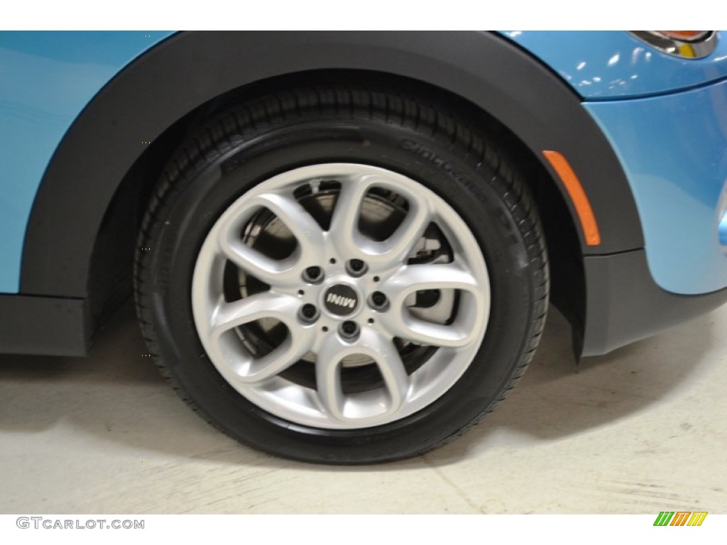 2015 Cooper S Hardtop 4 Door - Electric Blue Metallic / Carbon Black photo #3