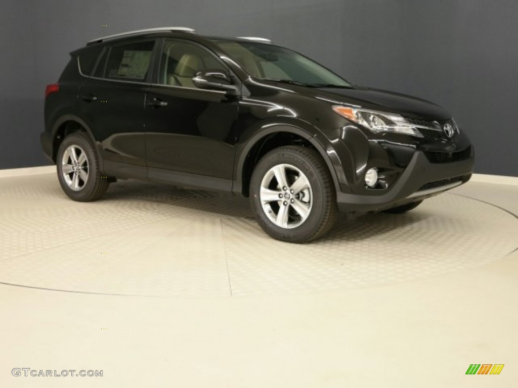 Black 2015 Toyota RAV4 XLE Exterior Photo #101028028