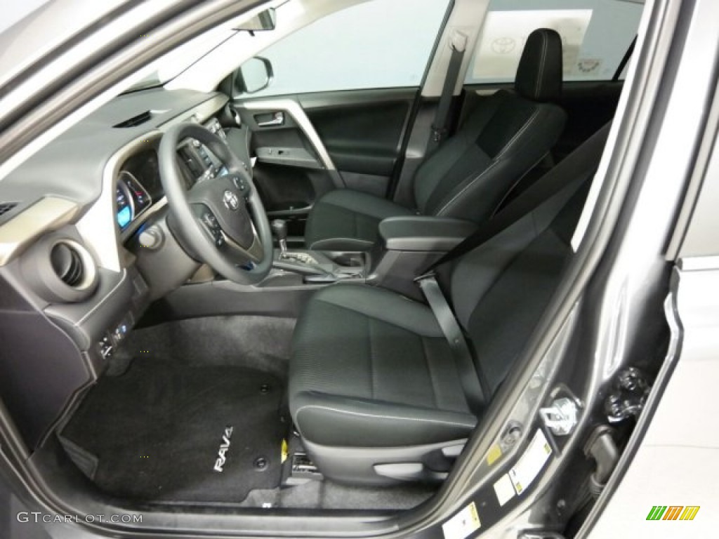 2015 RAV4 XLE - Magnetic Gray Metallic / Black photo #24