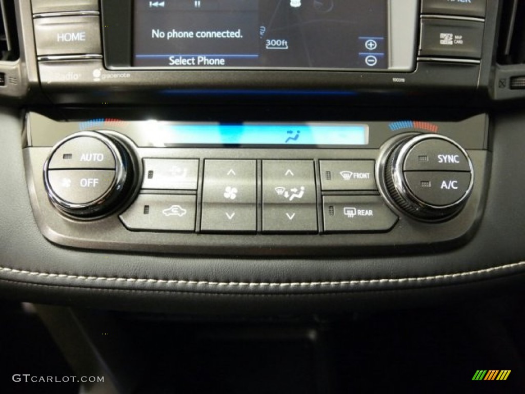 2015 RAV4 XLE - Magnetic Gray Metallic / Black photo #34